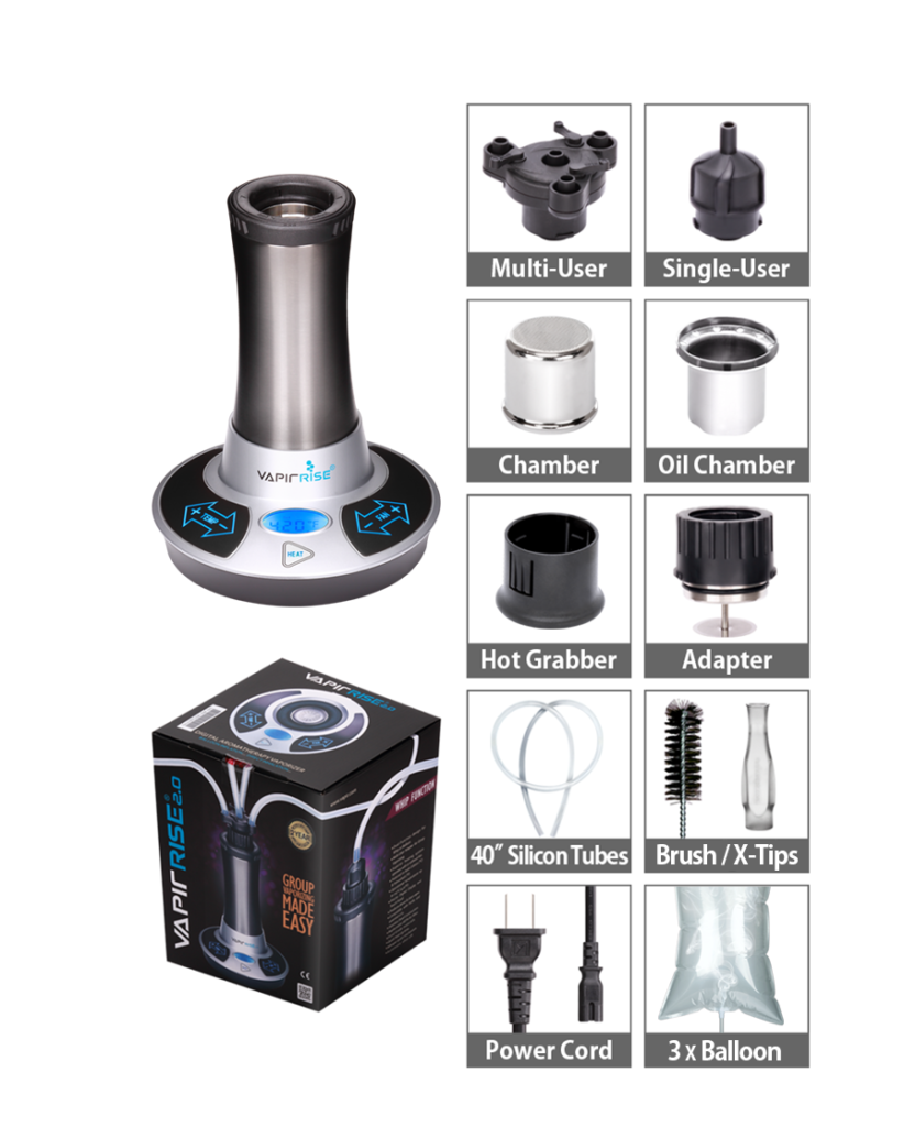 desktop Vaporizer VapirRise features